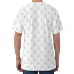 Golf Ball Pattern Print Men's Velvet T-Shirt