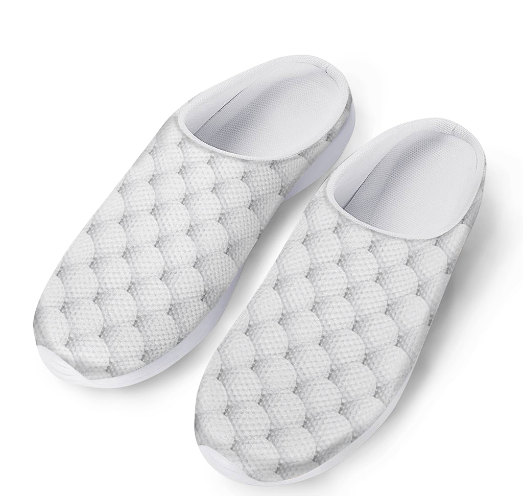 Golf Ball Pattern Print Mesh Casual Shoes