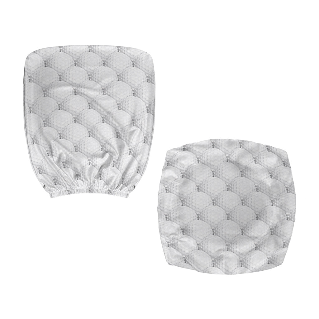 Golf Ball Pattern Print Office Chair Cover