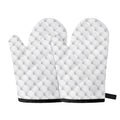 Golf Ball Pattern Print Oven Mitts