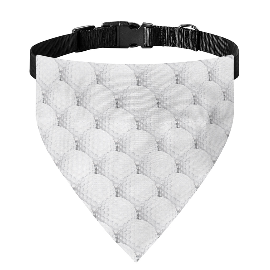 Golf Ball Pattern Print Over The Collar Dog Bandana