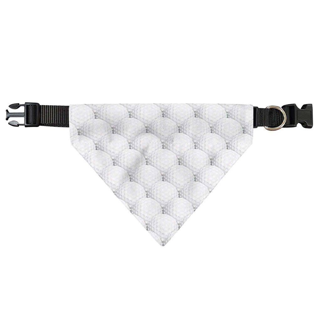 Golf Ball Pattern Print Over The Collar Dog Bandana