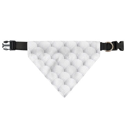 Golf Ball Pattern Print Over The Collar Dog Bandana