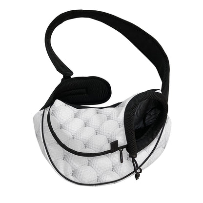 Golf Ball Pattern Print Pet Sling Carrier