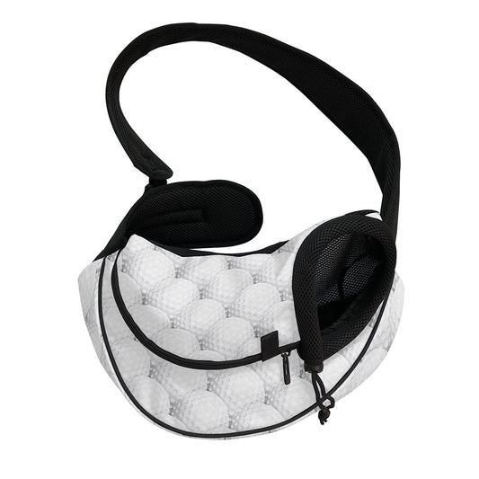 Golf Ball Pattern Print Pet Sling Carrier