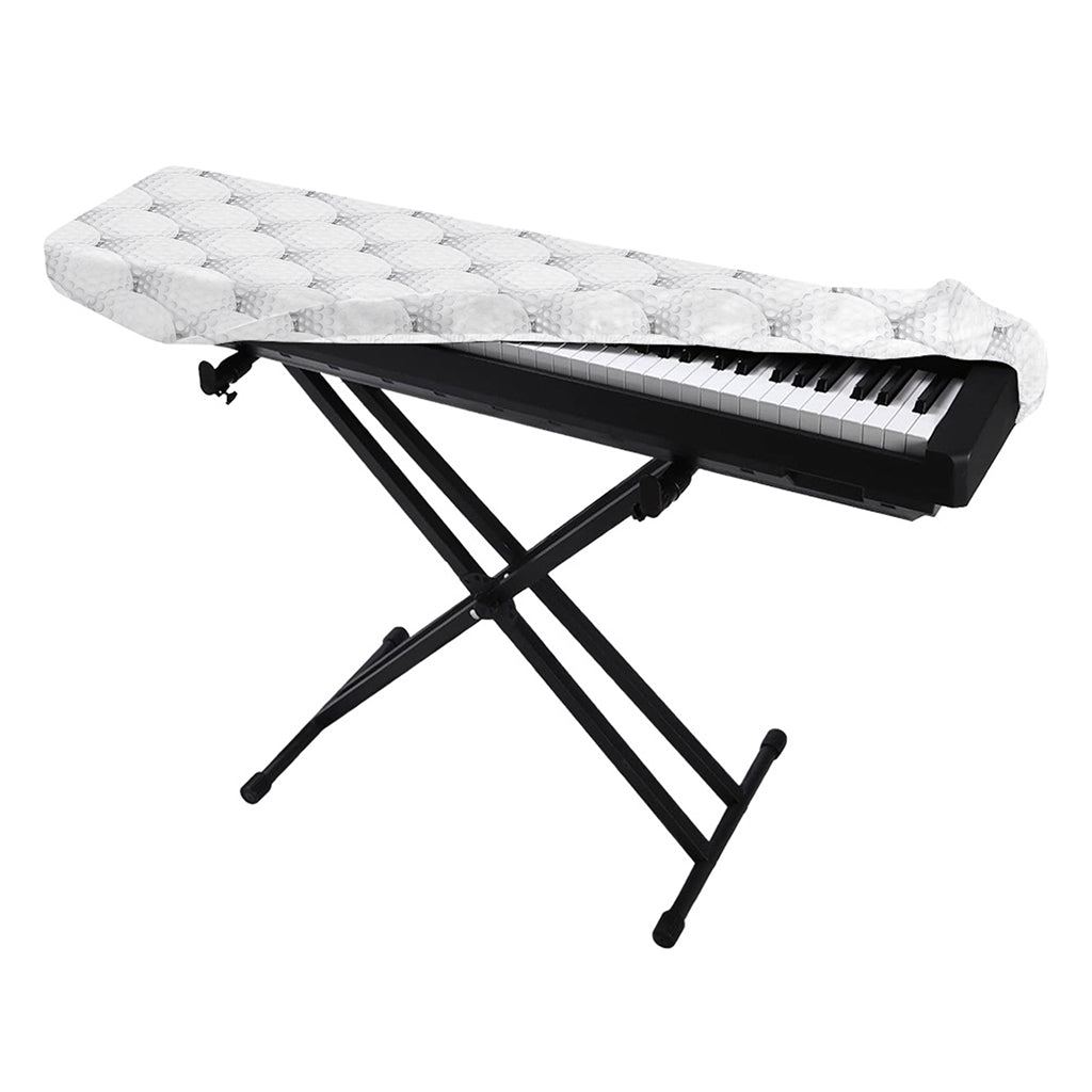Golf Ball Pattern Print Piano Keyboard Cover