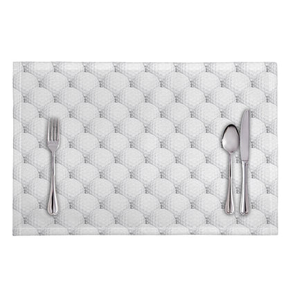 Golf Ball Pattern Print Placemat