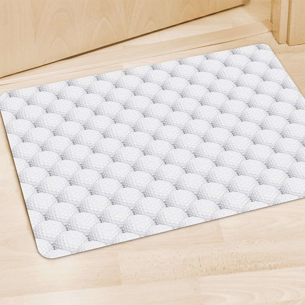 Golf Ball Pattern Print Polyester Doormat