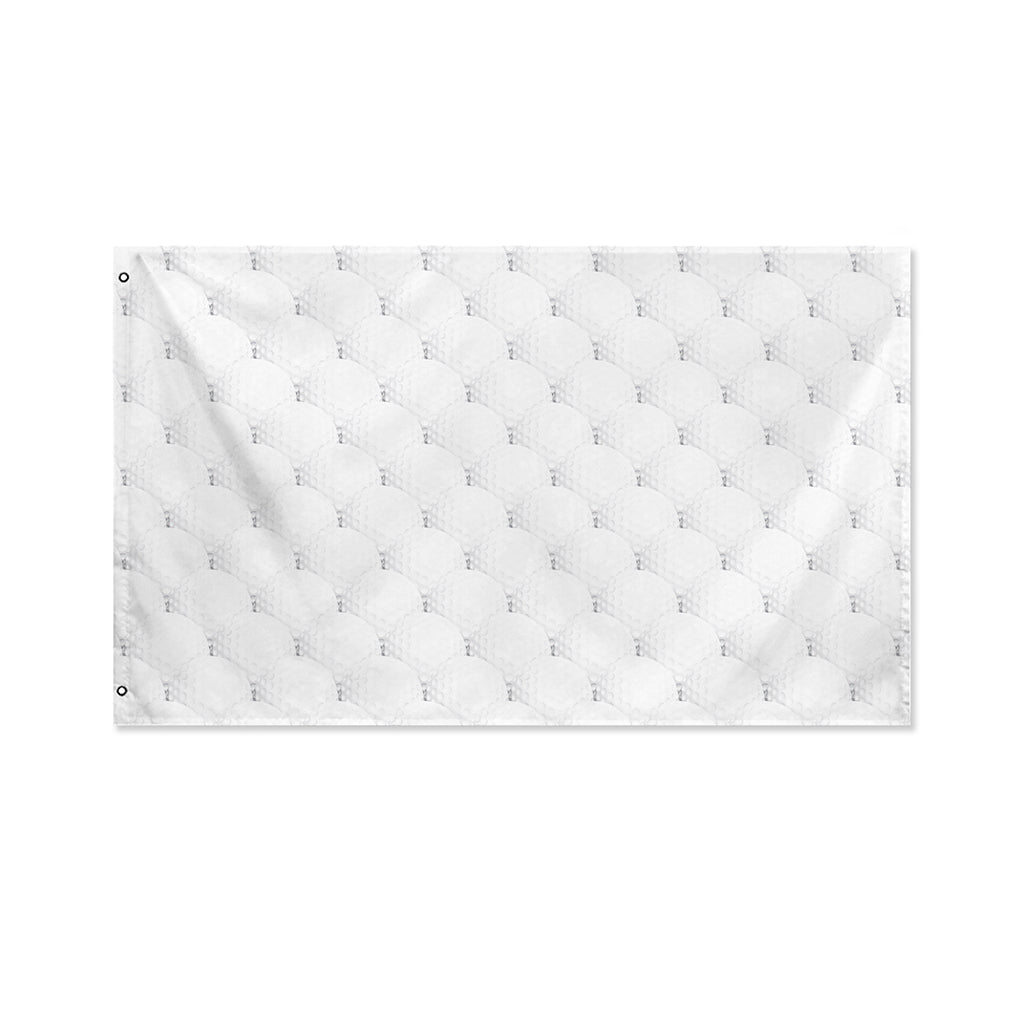 Golf Ball Pattern Print Polyester Flag