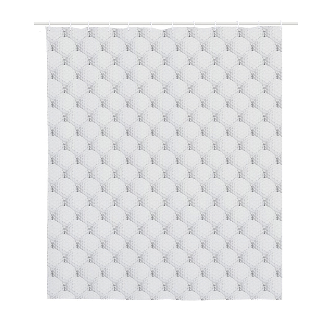 Golf Ball Pattern Print Polyester Shower Curtain