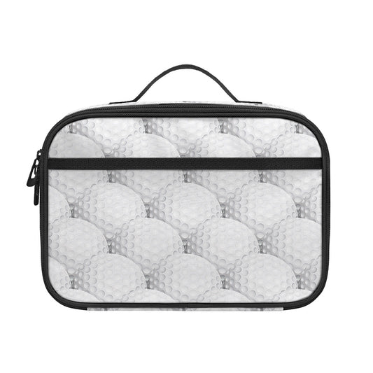 Golf Ball Pattern Print Portable Lunch Bag