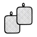 Golf Ball Pattern Print Pot Holders