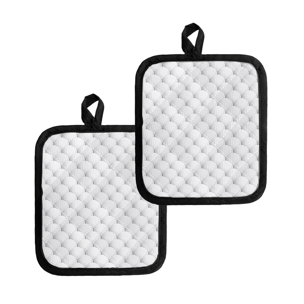 Golf Ball Pattern Print Pot Holders