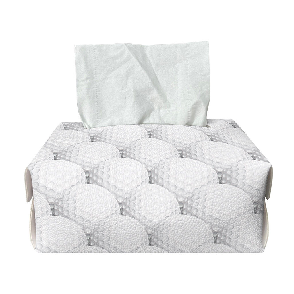 Golf Ball Pattern Print Rectangle Tissue Box Cover