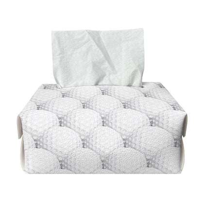 Golf Ball Pattern Print Rectangle Tissue Box Cover