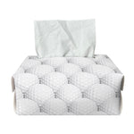 Golf Ball Pattern Print Rectangle Tissue Box Cover