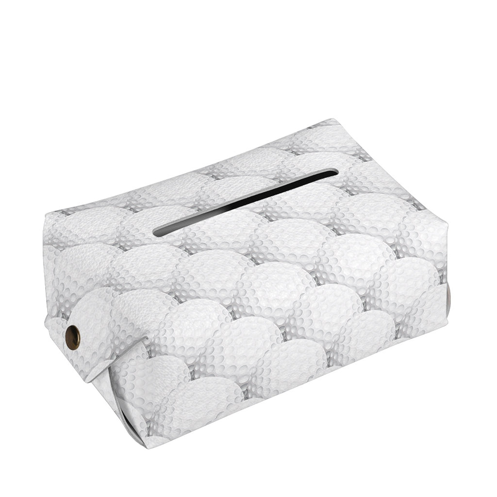 Golf Ball Pattern Print Rectangle Tissue Box Cover