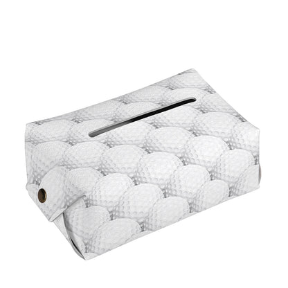 Golf Ball Pattern Print Rectangle Tissue Box Cover