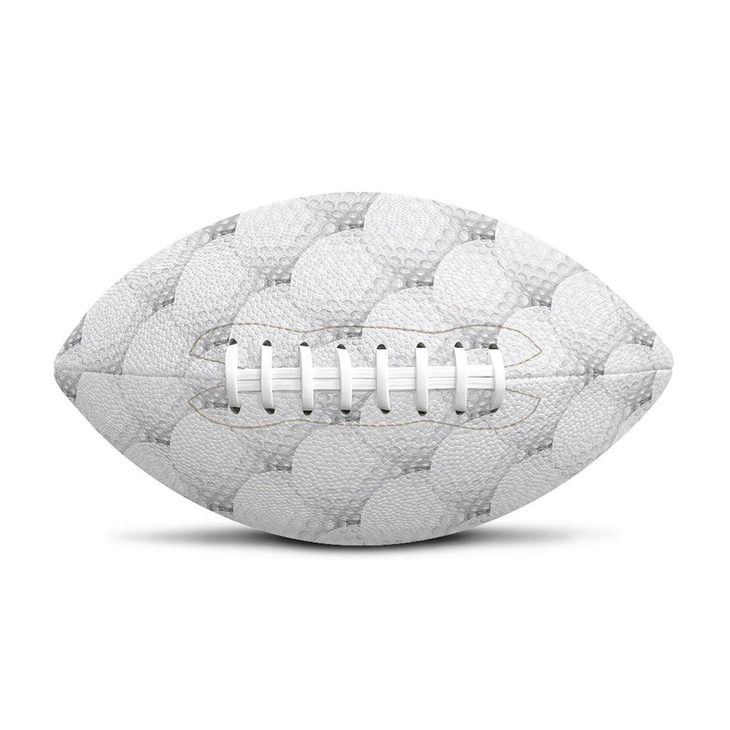 Golf Ball Pattern Print Rugby Ball