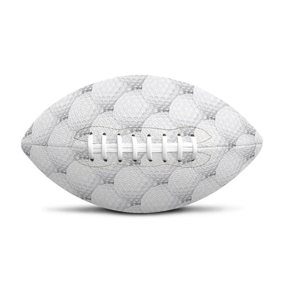 Golf Ball Pattern Print Rugby Ball