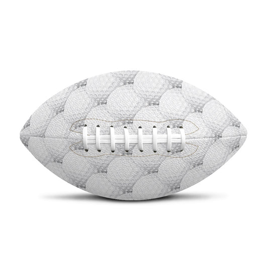 Golf Ball Pattern Print Rugby Ball