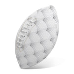 Golf Ball Pattern Print Rugby Ball