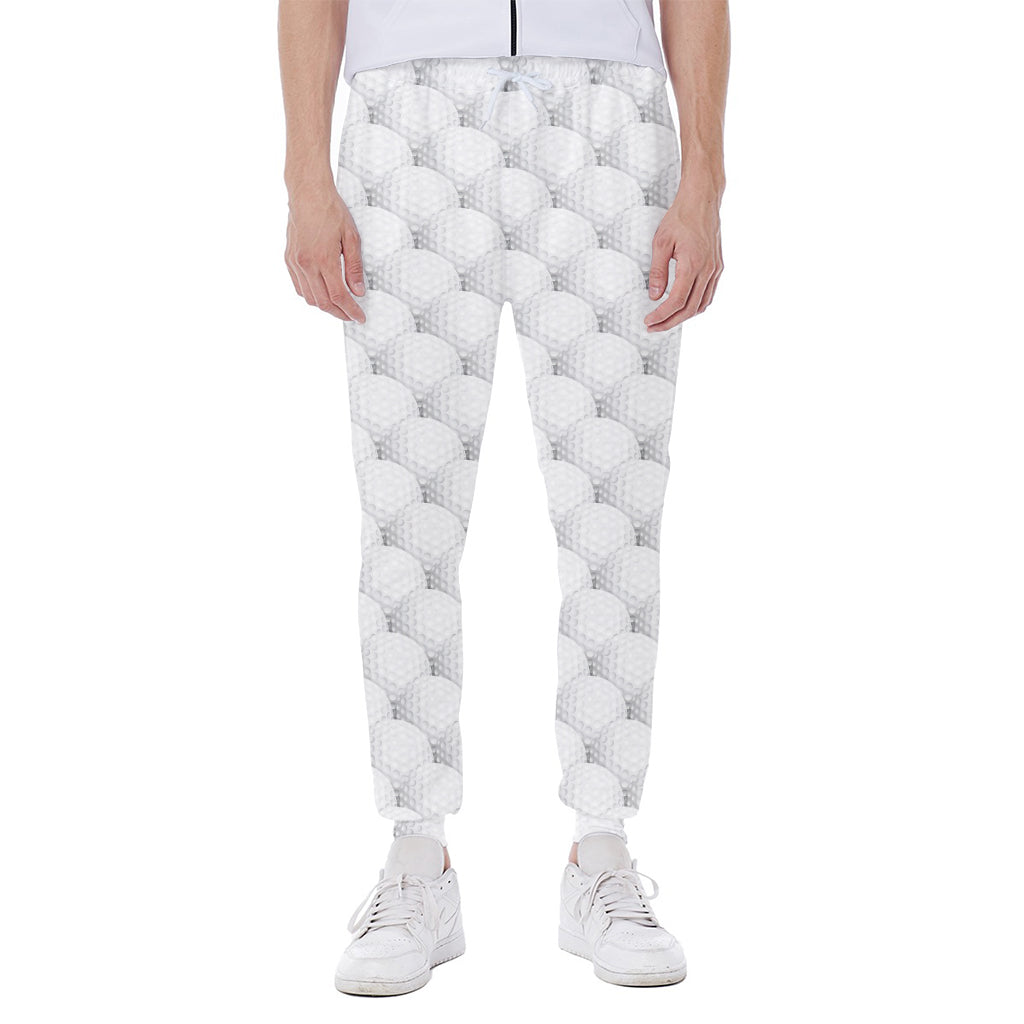 Golf Ball Pattern Print Scuba Joggers