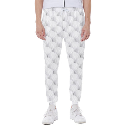 Golf Ball Pattern Print Scuba Joggers