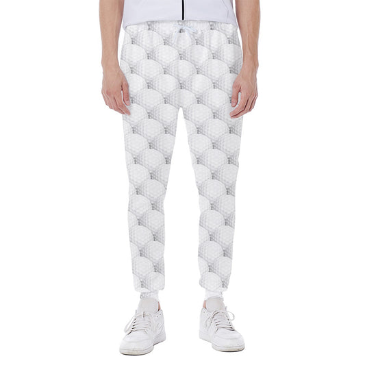 Golf Ball Pattern Print Scuba Joggers