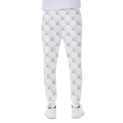 Golf Ball Pattern Print Scuba Joggers