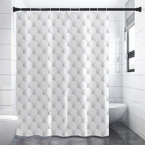 Golf Ball Pattern Print Shower Curtain