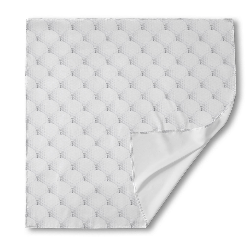 Golf Ball Pattern Print Silk Bandana