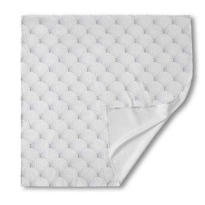 Golf Ball Pattern Print Silk Bandana