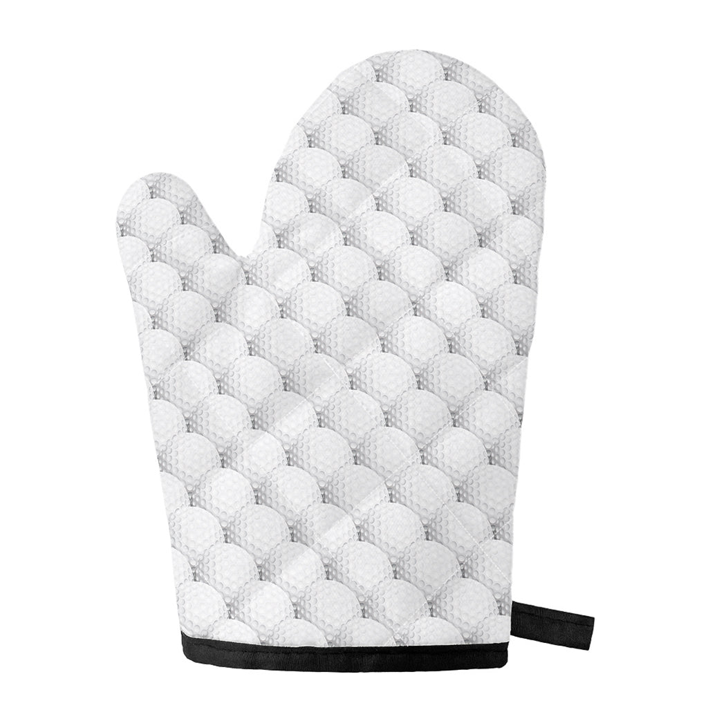 Golf Ball Pattern Print Single Oven Mitt
