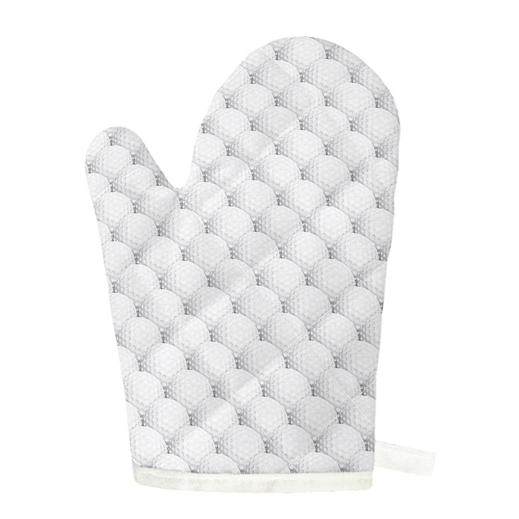 Golf Ball Pattern Print Single Oven Mitt