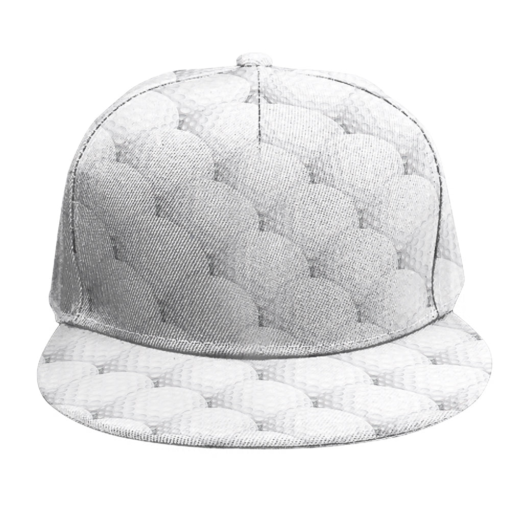 Golf Ball Pattern Print Snapback Cap