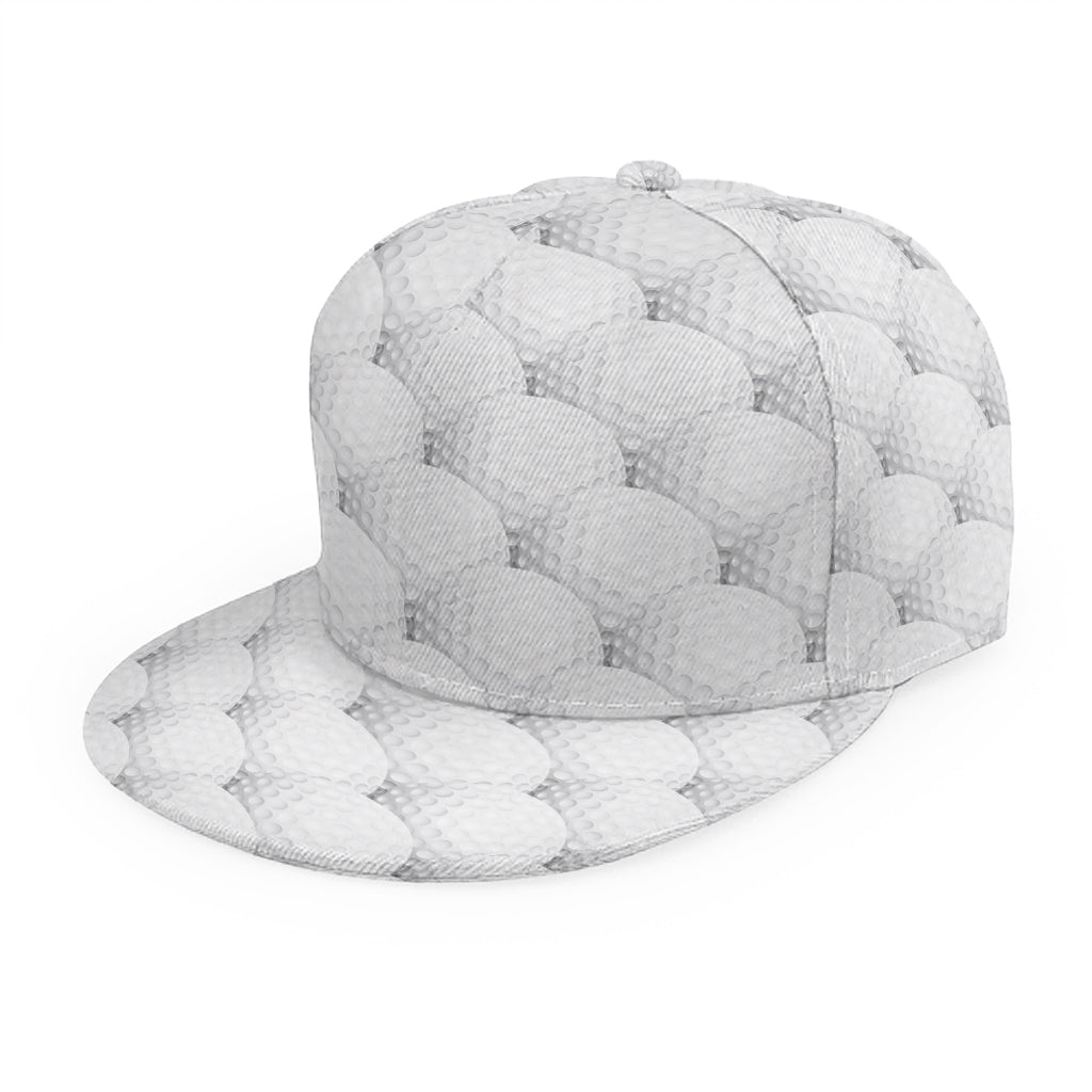 Golf Ball Pattern Print Snapback Cap