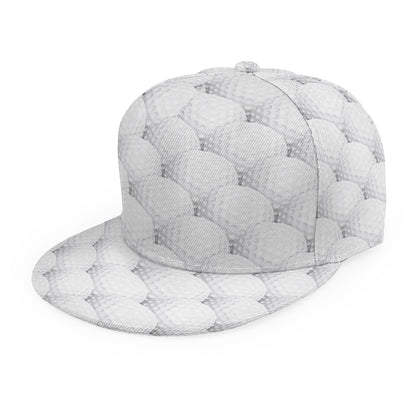 Golf Ball Pattern Print Snapback Cap