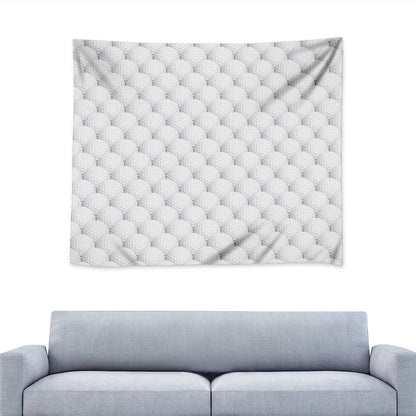 Golf Ball Pattern Print Tapestry