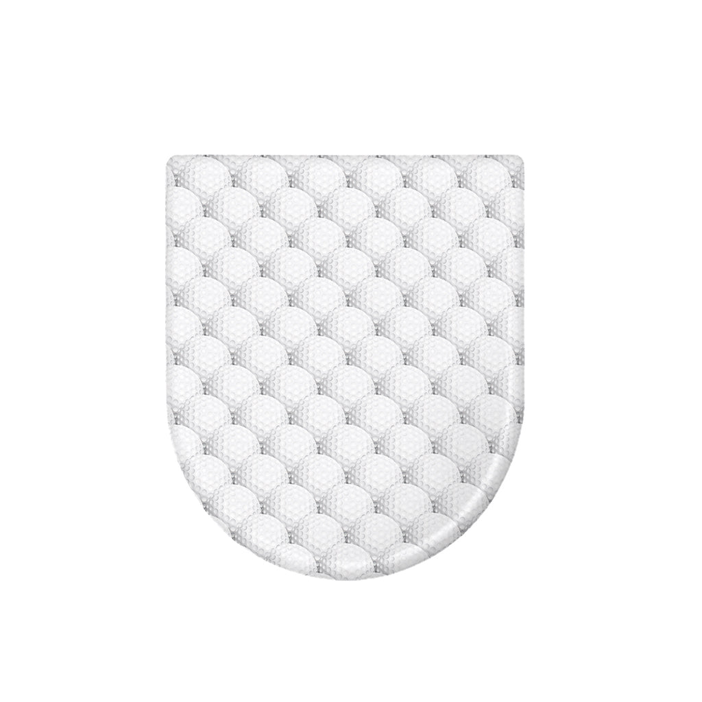 Golf Ball Pattern Print Toilet Lid Cover