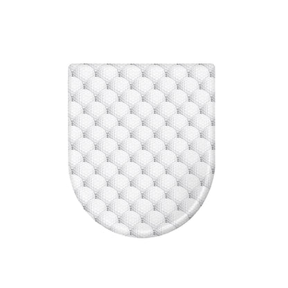 Golf Ball Pattern Print Toilet Lid Cover