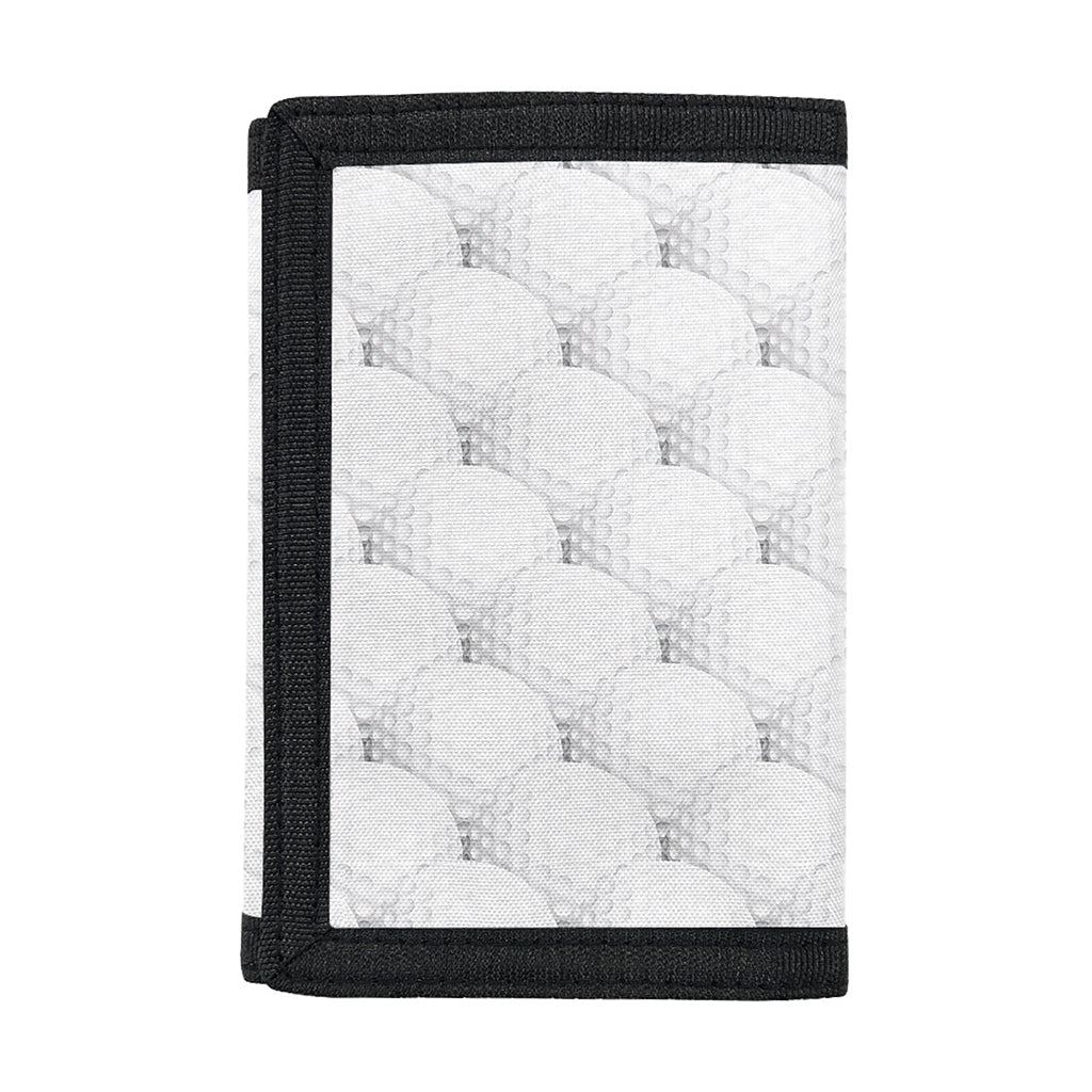 Golf Ball Pattern Print Trifold Wallet