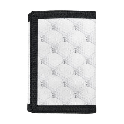 Golf Ball Pattern Print Trifold Wallet