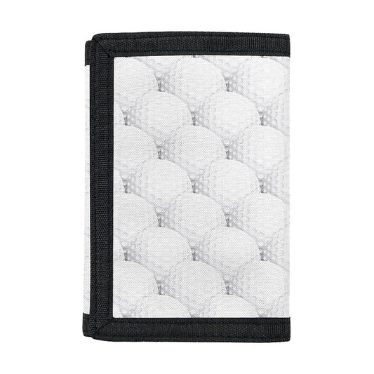 Golf Ball Pattern Print Trifold Wallet