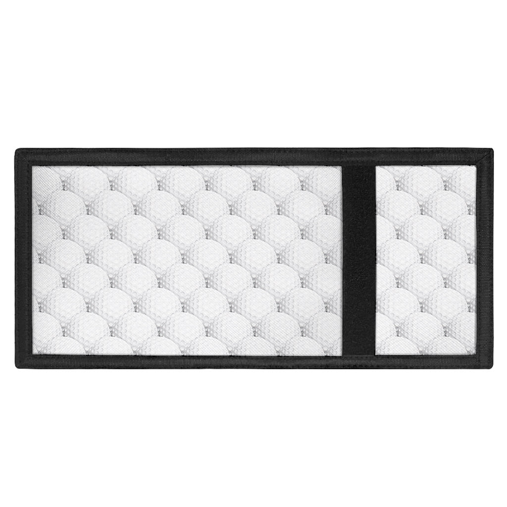 Golf Ball Pattern Print Trifold Wallet