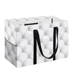 Golf Ball Pattern Print Utility Tote Bag