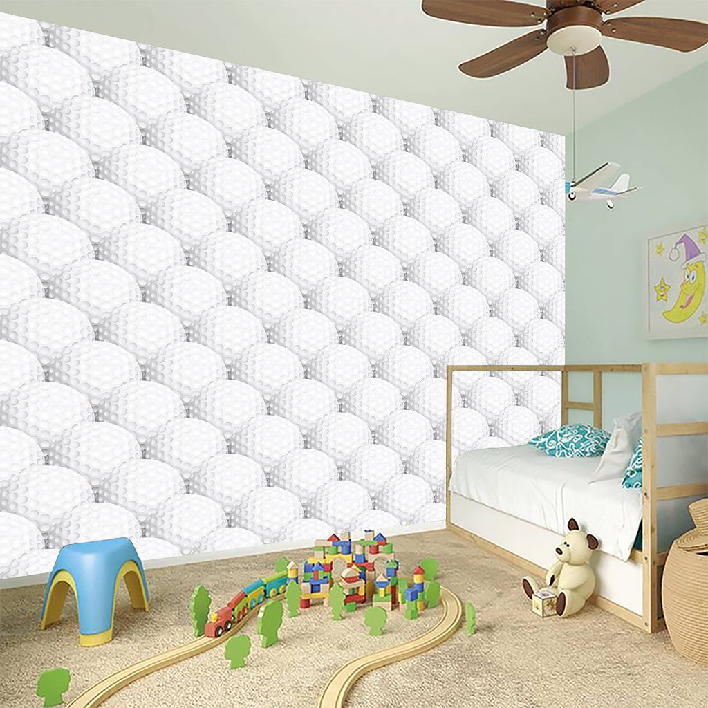 Golf Ball Pattern Print Wall Sticker