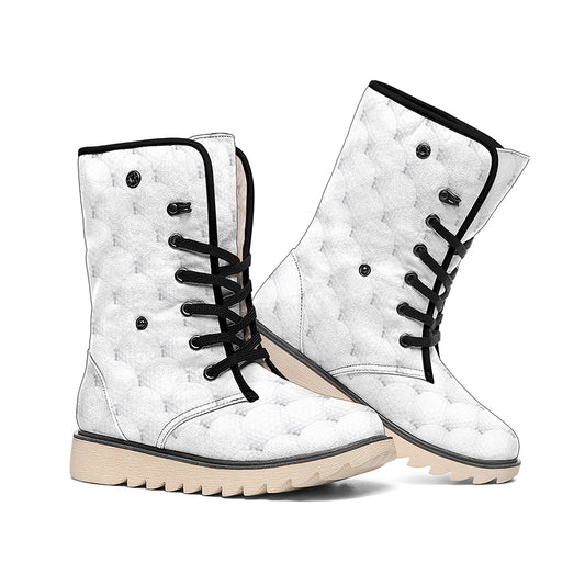 Golf Ball Pattern Print Winter Boots