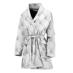 Golf Ball Pattern Print Women's Bathrobe