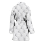 Golf Ball Pattern Print Women's Bathrobe